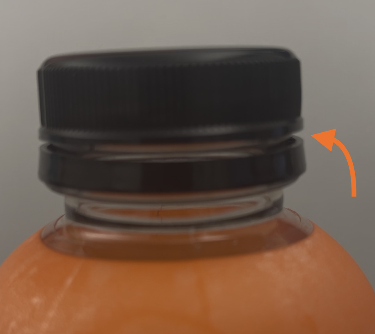 Sealed closure: Ensuring integrity of data & product.