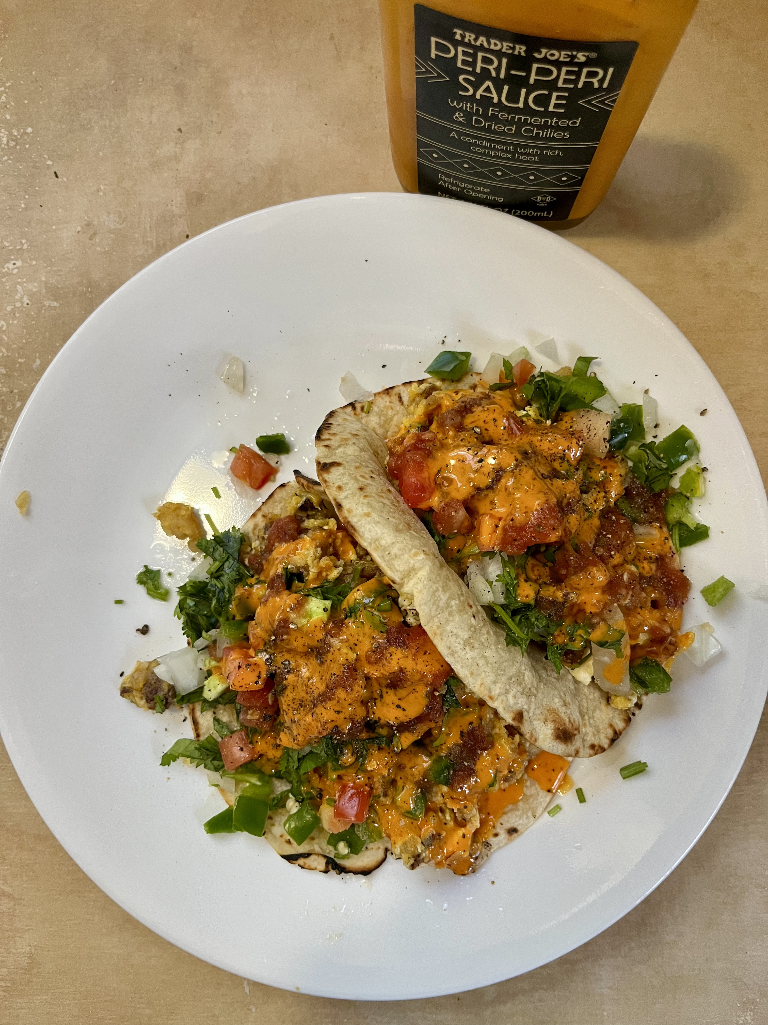 Peri-Peri tacos, a fiery, flavorful adventure on a plate.